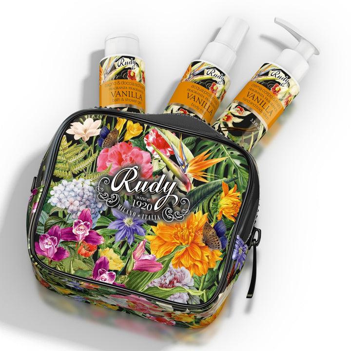 Rudy Profumi Pochette con Bagno & Doccia Schiuma Crema Corpo Acqua Profumata 100 mLNature&AromeLinea Vanilla In Vendita
