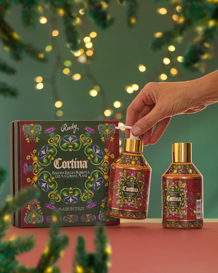 Rudy Profumi Scatola regalo con Crema Corpo & Mani + Bagno & Doccia Schiuma 250 mLEdizione limitataCortina Italy