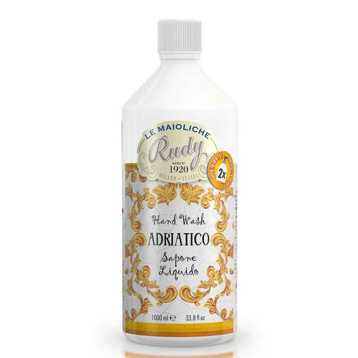 Rudy Profumi Ricarica sapone liquido mani da 1000 mLambra e gelsominoLinea Adriatico Vendite Flash