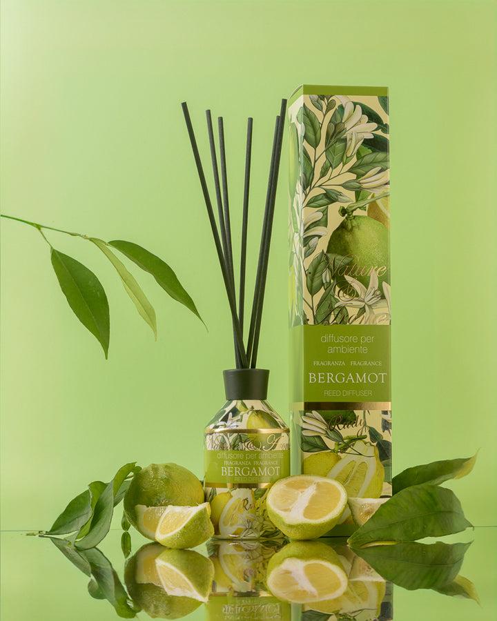Rudy Profumi Diffusore per Ambiente 250 mL + BacchetteNature&AromeLinea Bergamot Economico