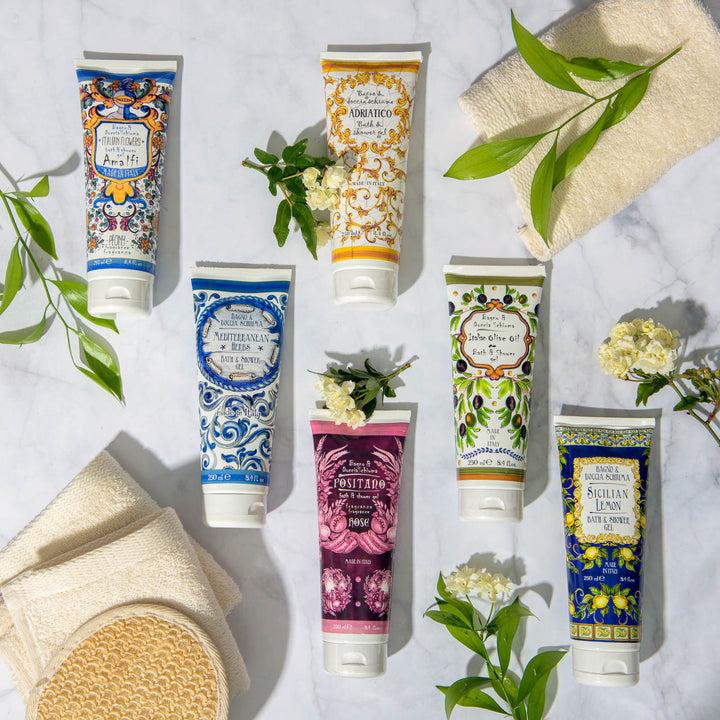 Rudy Profumi Docciaschiuma in Tubo da 250 mLiris e ylang ylangLinea Capri Nuova