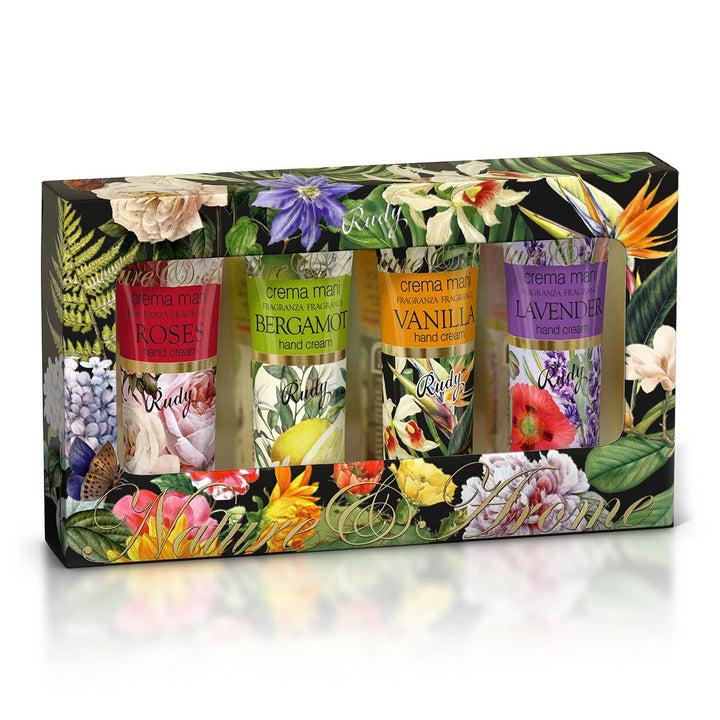 Rudy Profumi Confezione regalo 4 Creme Mani da 30 mLNature&AromeFragranze assortite Prezzo Ridotto