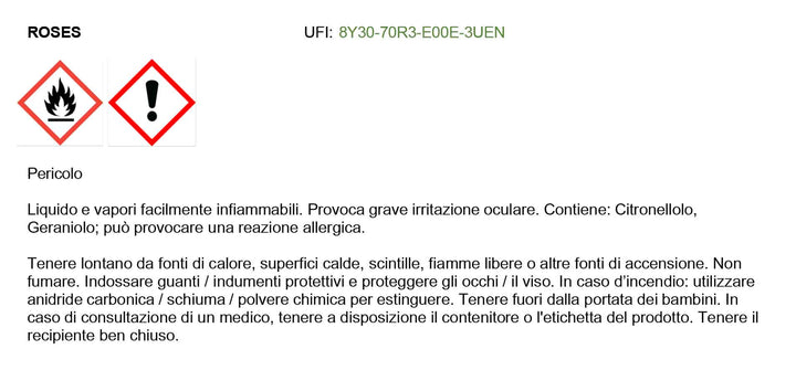Rudy Profumi Diffusore per Ambiente 250 mL + BacchetteNature&AromeLinea Roses Negozio