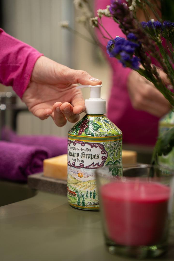 Rudy Profumi Sapone liquido mani da 500 mLLinea Tuscany grapes Rilascio limitato