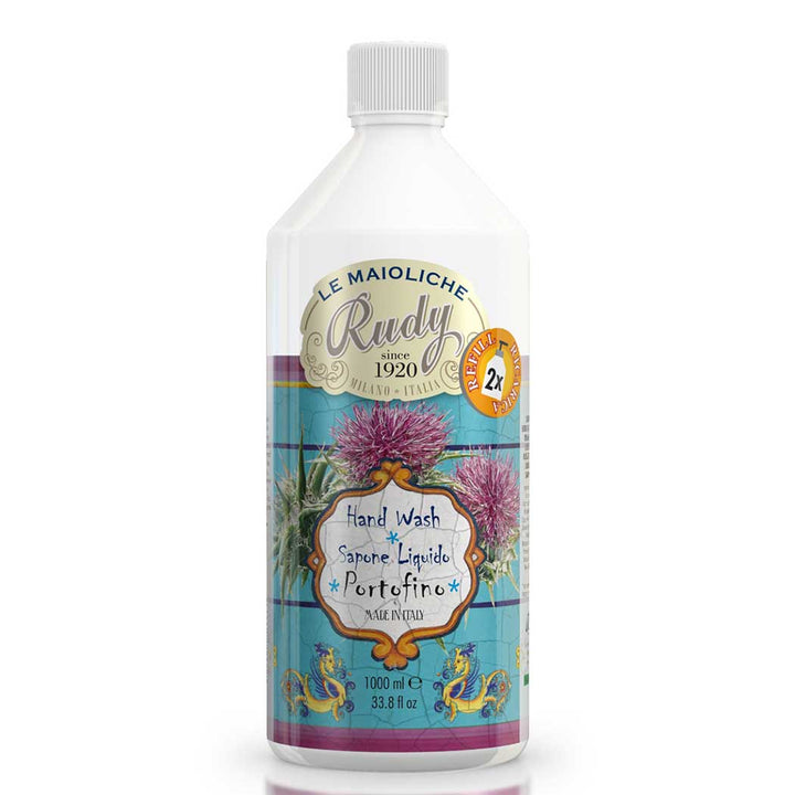 Rudy Profumi Ricarica sapone liquido mani da 1000 mLneroli e gardeniaLinea Portofino Black Friday