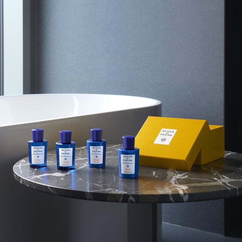 Acqua Di Parma Set Amenities Collection Arancia di Capri Bath Routine Saldi Di Fabbrica